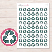 I-10967 planner sticker sheet with enlarged sticker detail