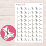 I-10975 planner sticker sheet with enlarged sticker detail