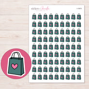 I-10978 planner sticker sheet with enlarged sticker detail