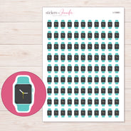 I-10981 planner sticker sheet with enlarged sticker detail