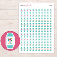 I-10983 planner sticker sheet with enlarged sticker detail