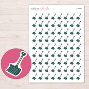 I-10984 planner sticker sheet with enlarged sticker detail