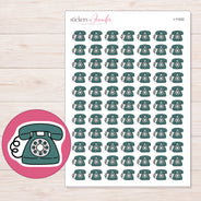I-11002 planner sticker sheet with enlarged sticker detail