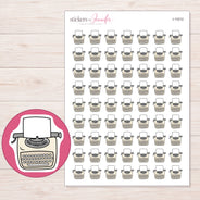 I-11012 planner sticker sheet with enlarged sticker detail