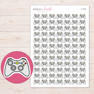 I-11016 planner sticker sheet with enlarged sticker detail