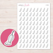 I-11034 planner sticker sheet with enlarged sticker detail