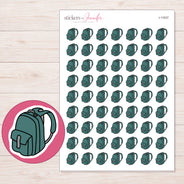 I-11037 planner sticker sheet with enlarged sticker detail