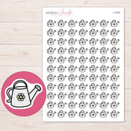 I-11045 planner sticker sheet with enlarged sticker detail