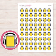 I-11051 planner sticker sheet with enlarged sticker detail