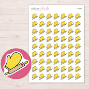 I-11055 planner sticker sheet with enlarged sticker detail