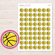 I-11059 planner sticker sheet with enlarged sticker detail