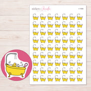I-11060 planner sticker sheet with enlarged sticker detail
