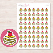 I-11073 planner sticker sheet with enlarged sticker detail