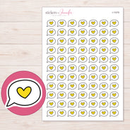 I-11079 planner sticker sheet with enlarged sticker detail