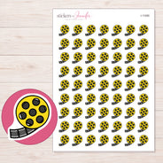 I-11085 planner sticker sheet with enlarged sticker detail