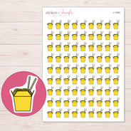 I-11090 planner sticker sheet with enlarged sticker detail