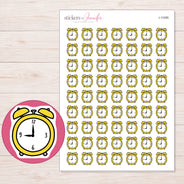 I-11095 planner sticker sheet with enlarged sticker detail