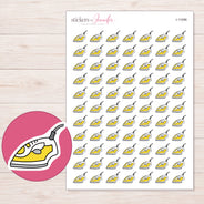 I-11096 planner sticker sheet with enlarged sticker detail