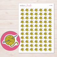 I-11104 planner sticker sheet with enlarged sticker detail