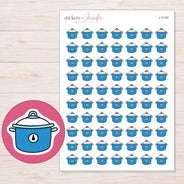 I-11107 planner sticker sheet with enlarged sticker detail