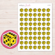 I-11115 planner sticker sheet with enlarged sticker detail