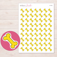 I-11118 planner sticker sheet with enlarged sticker detail