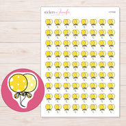 I-11122 planner sticker sheet with enlarged sticker detail