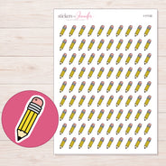 I-11132 planner sticker sheet with enlarged sticker detail