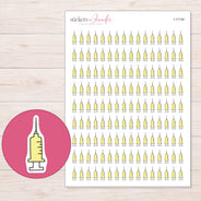 I-11134 planner sticker sheet with enlarged sticker detail