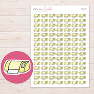 I-11137 planner sticker sheet with enlarged sticker detail