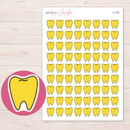 I-11138 planner sticker sheet with enlarged sticker detail
