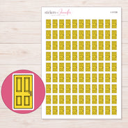I-11139 planner sticker sheet with enlarged sticker detail