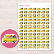 I-11144 planner sticker sheet with enlarged sticker detail