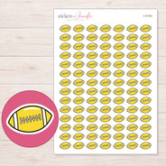 I-11151 planner sticker sheet with enlarged sticker detail