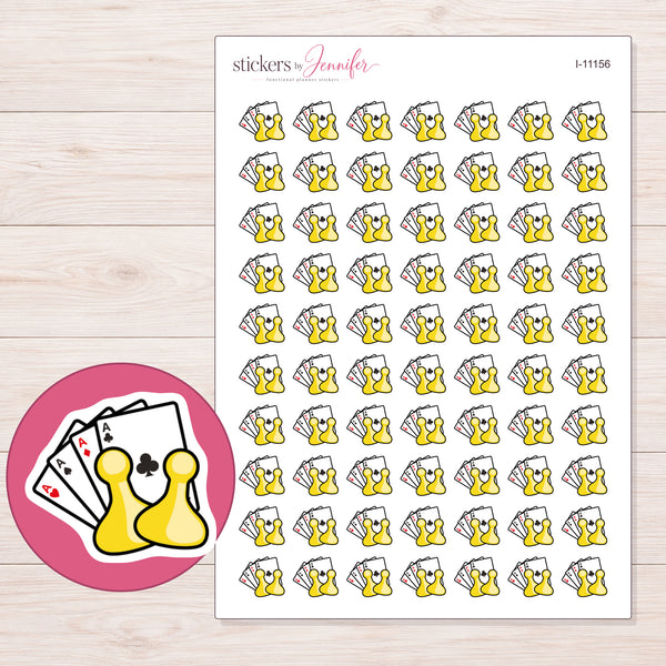 I-11156 planner sticker sheet with enlarged sticker detail