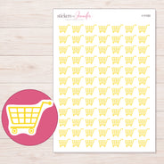 I-11163 planner sticker sheet with enlarged sticker detail
