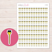 I-11166 planner sticker sheet with enlarged sticker detail