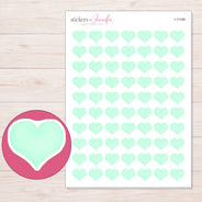 I-11169 planner sticker sheet with enlarged sticker detail