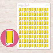 I-11171 planner sticker sheet with enlarged sticker detail