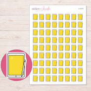I-11177 planner sticker sheet with enlarged sticker detail