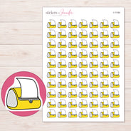 I-11184 planner sticker sheet with enlarged sticker detail