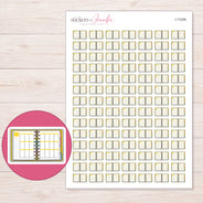 I-11206 planner sticker sheet with enlarged sticker detail