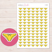 I-11208 planner sticker sheet with enlarged sticker detail