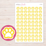 I-11213 planner sticker sheet with enlarged sticker detail