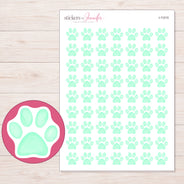 I-11215 planner sticker sheet with enlarged sticker detail