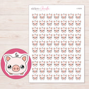I-11219 planner sticker sheet with enlarged sticker detail