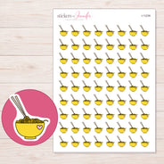 I-11239 planner sticker sheet with enlarged sticker detail
