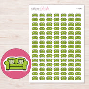 I-11246 planner sticker sheet with enlarged sticker detail