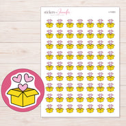 I-11251 planner sticker sheet with enlarged sticker detail