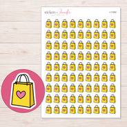 I-11252 planner sticker sheet with enlarged sticker detail
